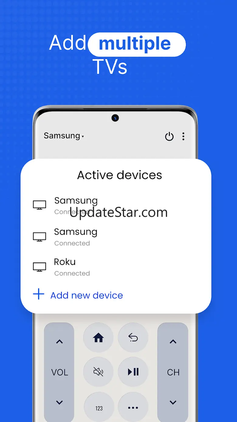 Universal Remote for Smart TV 2.6
