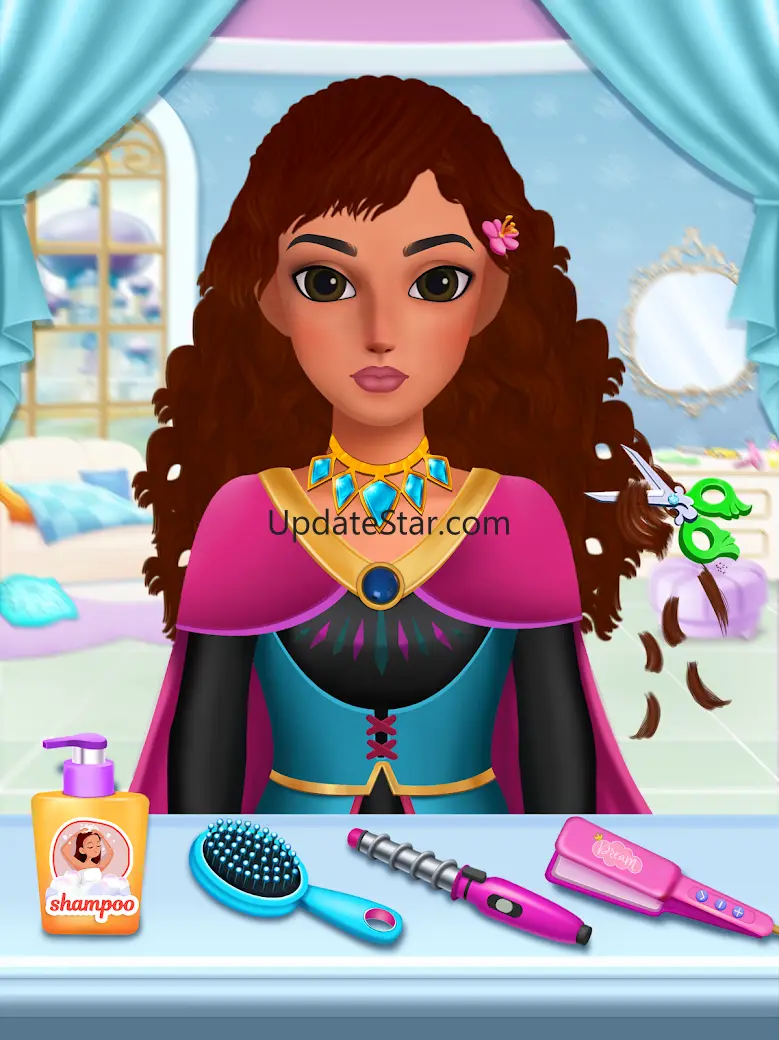 Princess Girls Hair Salon Game