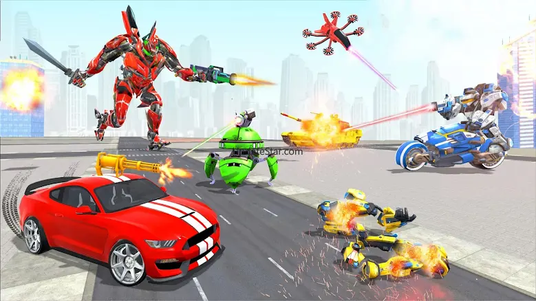 Promo Jet Car Robot Fight 3D 0.6