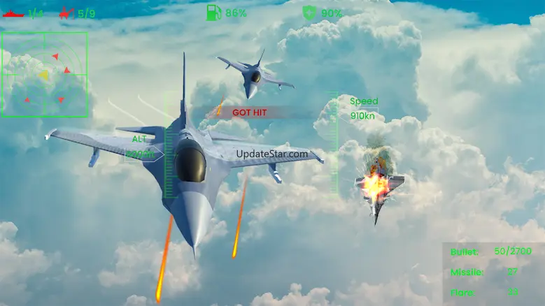 FlyVRX Fighter Jet  TV 1.2.7