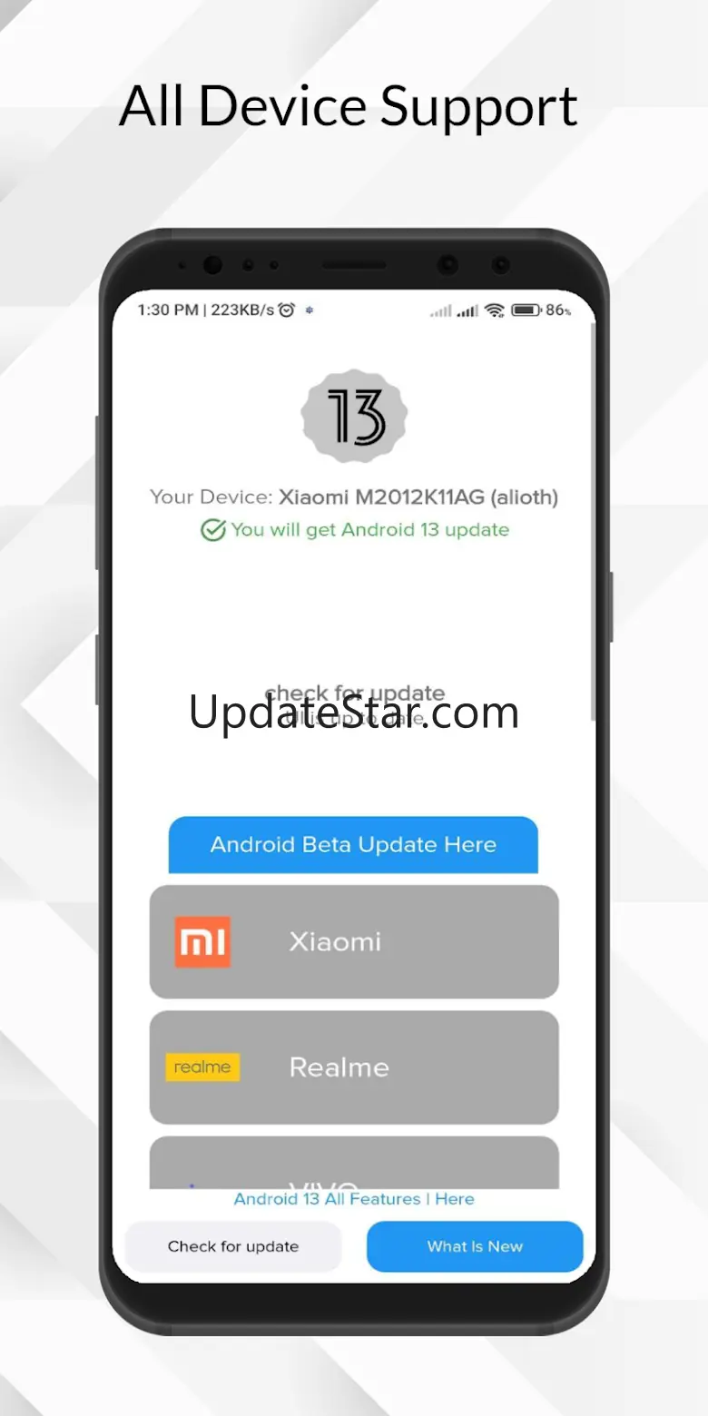 Android 13 Update : Features 1.0.37
