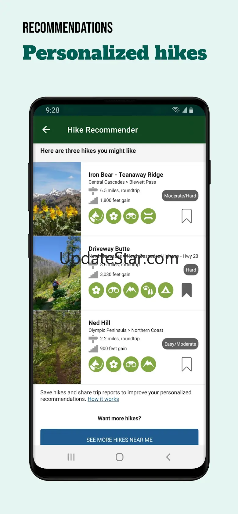 WTA Trailblazer: Go Hiking 2.9.0
