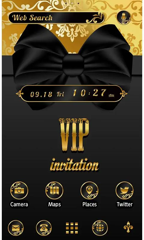 Stylish Theme-VIP Gold Ribbon- 1.0.1
