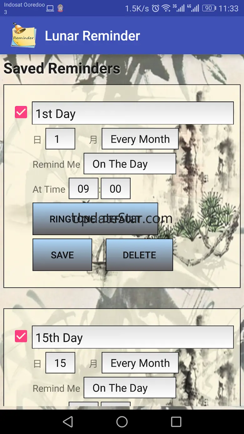 Chinese Lunar Calendar Alarm 2.5