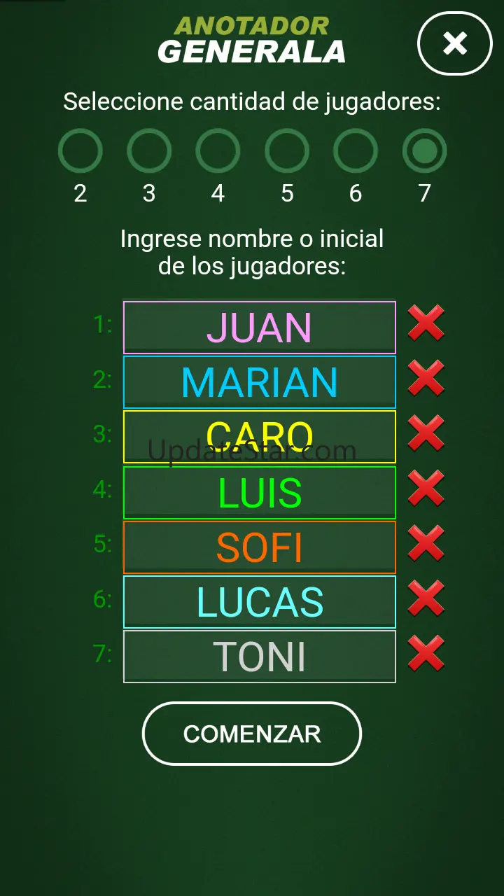 Anotador Generala 6.0.0