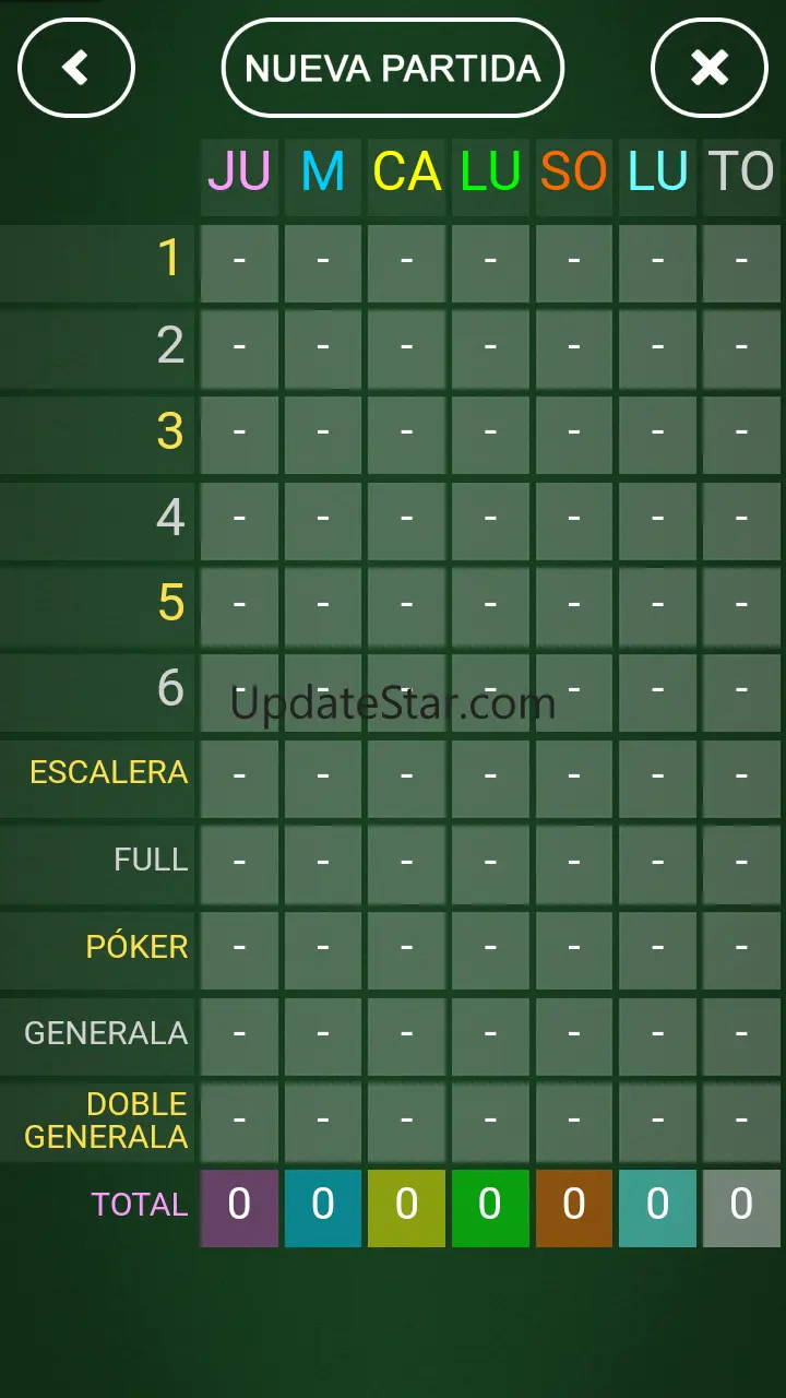 Anotador Generala 6.0.0