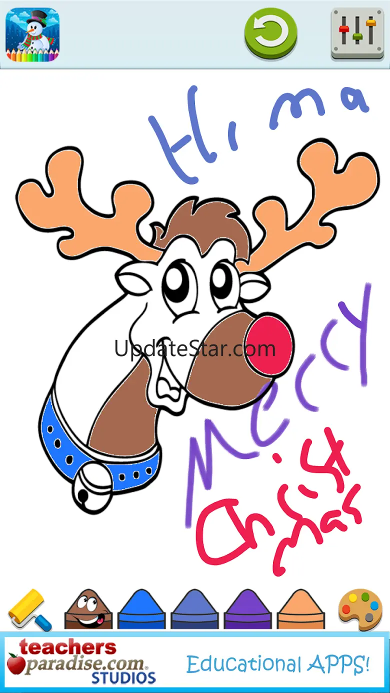 Kids Christmas Coloring Pages 5