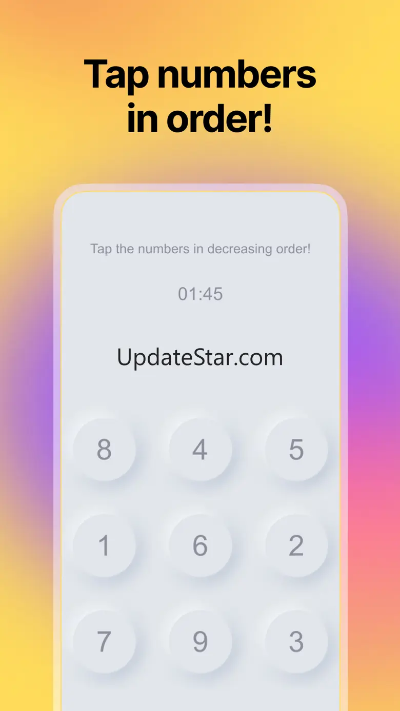 Tap Numbers Speed Test 2.0