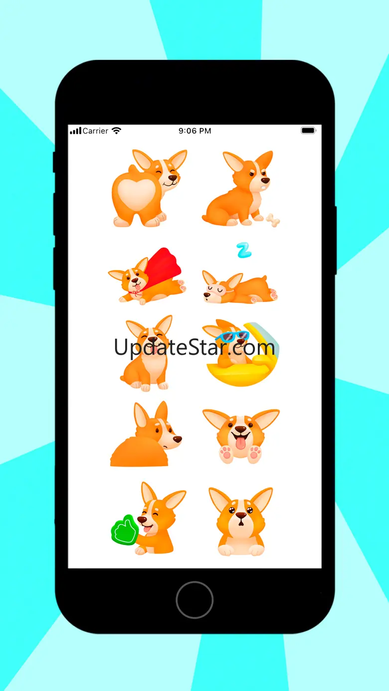 Happy Corgi Animated Stickers 1.0