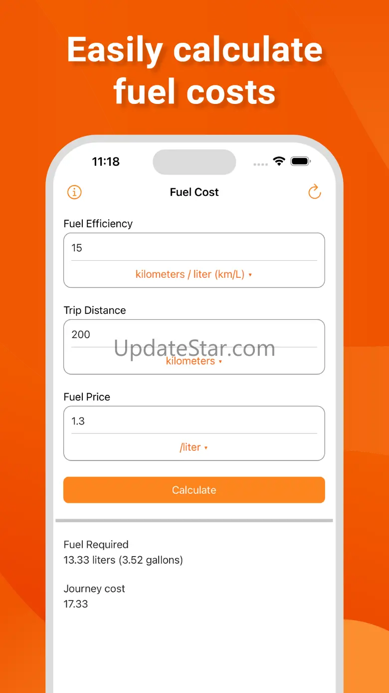 Fuel Cost Calculator: Trip 2.0.0