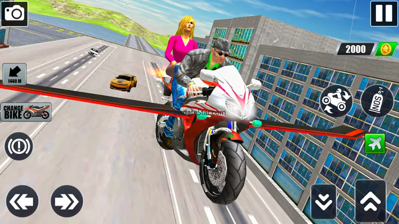 Flying Bike: Taxi Simulator 1.6