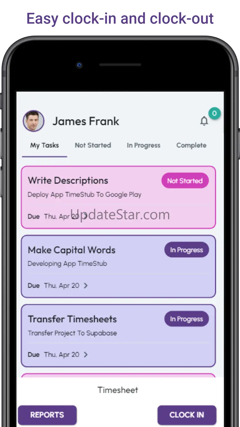 TimeStub: Project Management 1.0.5