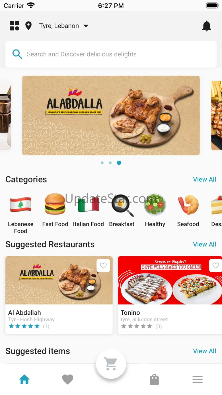 Grabit Food Delivery Lebanon 1.0