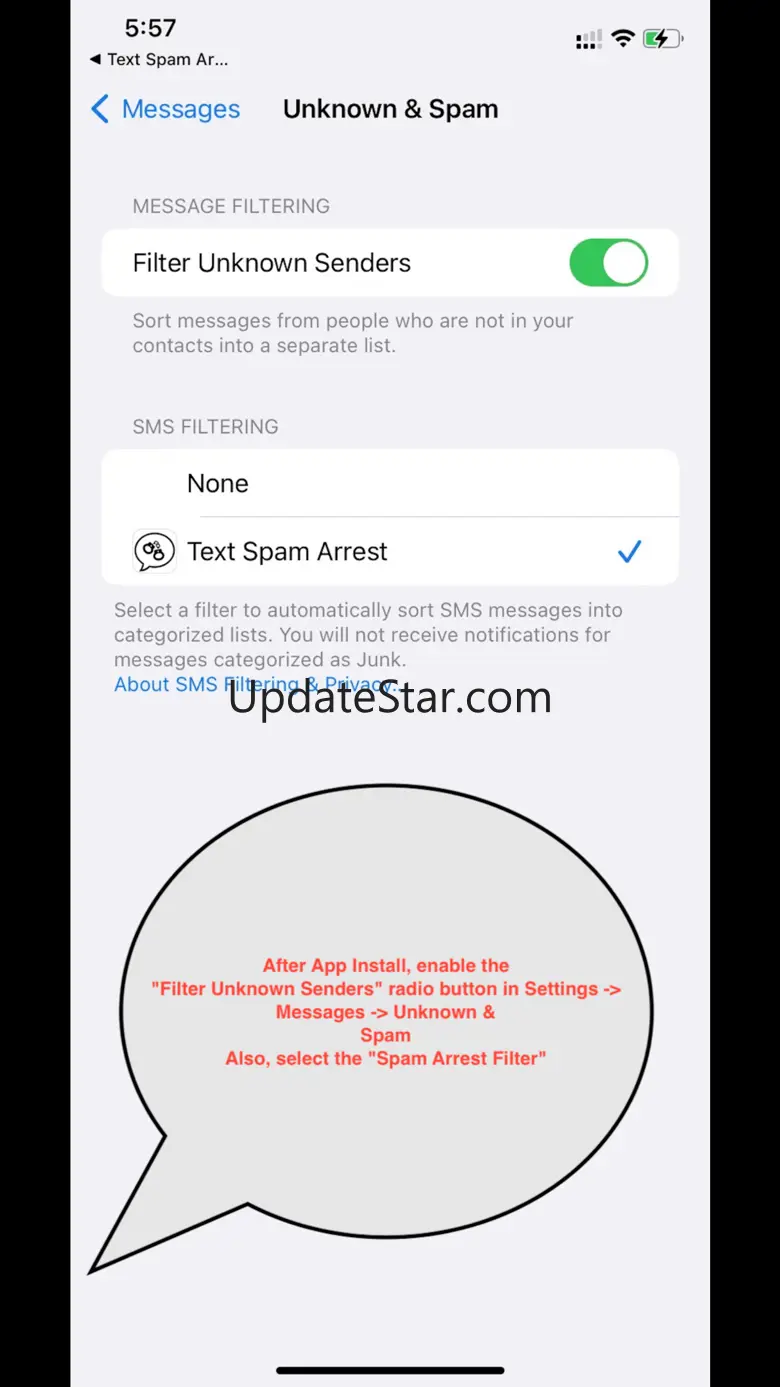 Text Spam Arrest 1.4