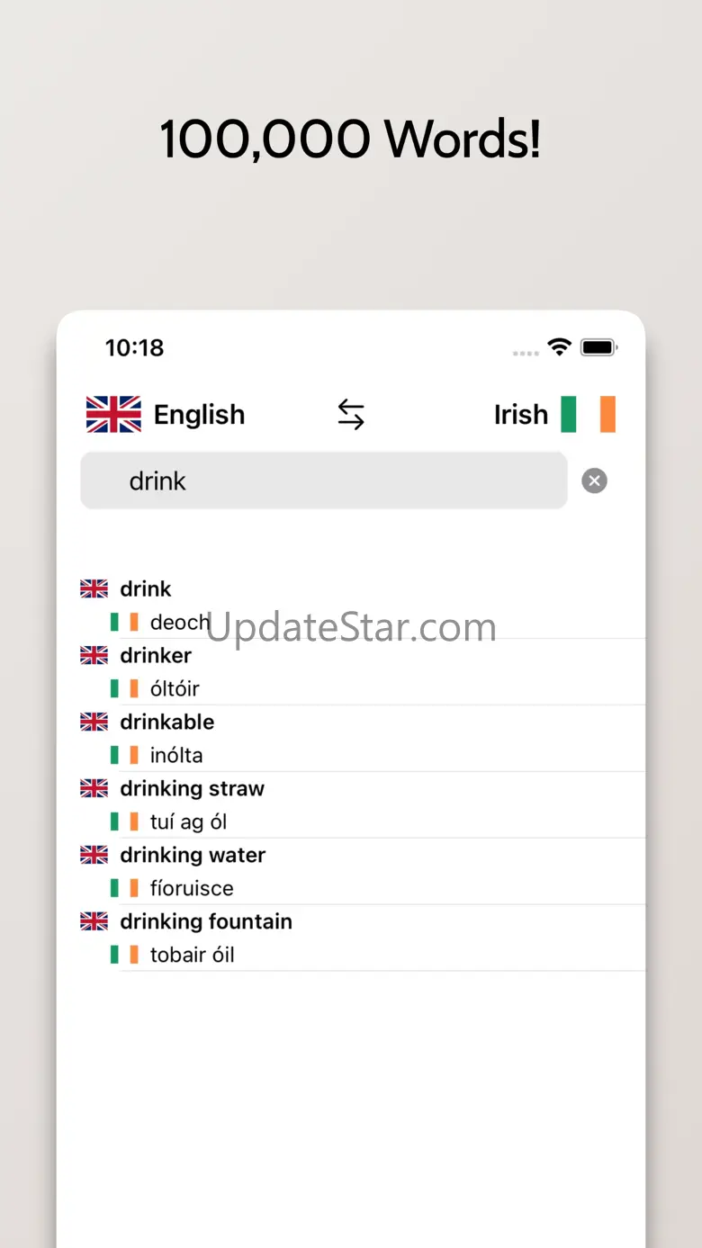 Irish-English Dictionary 1.1