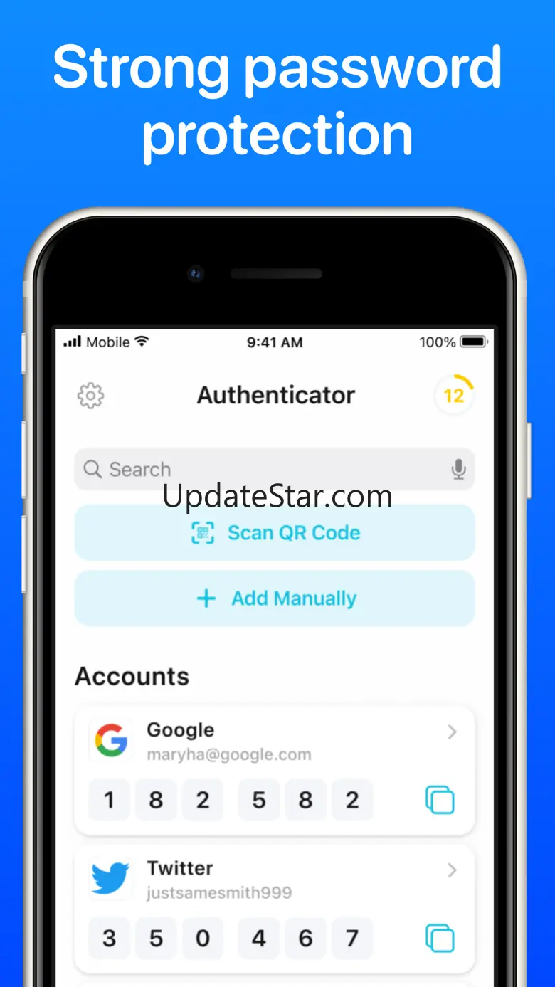 MFA,2FA,OTP Authenticator App 1.2.1