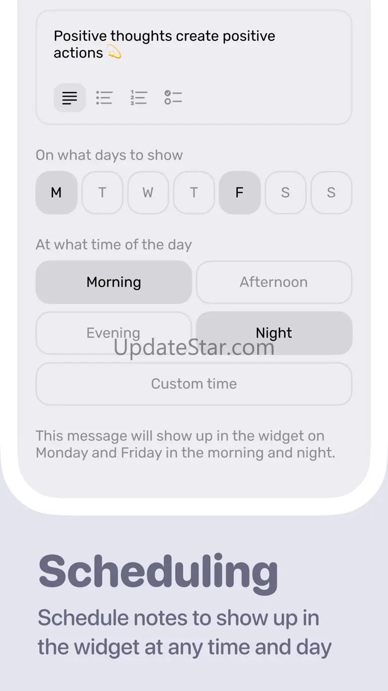 Rotate: Schedule Widgets 1.1.2