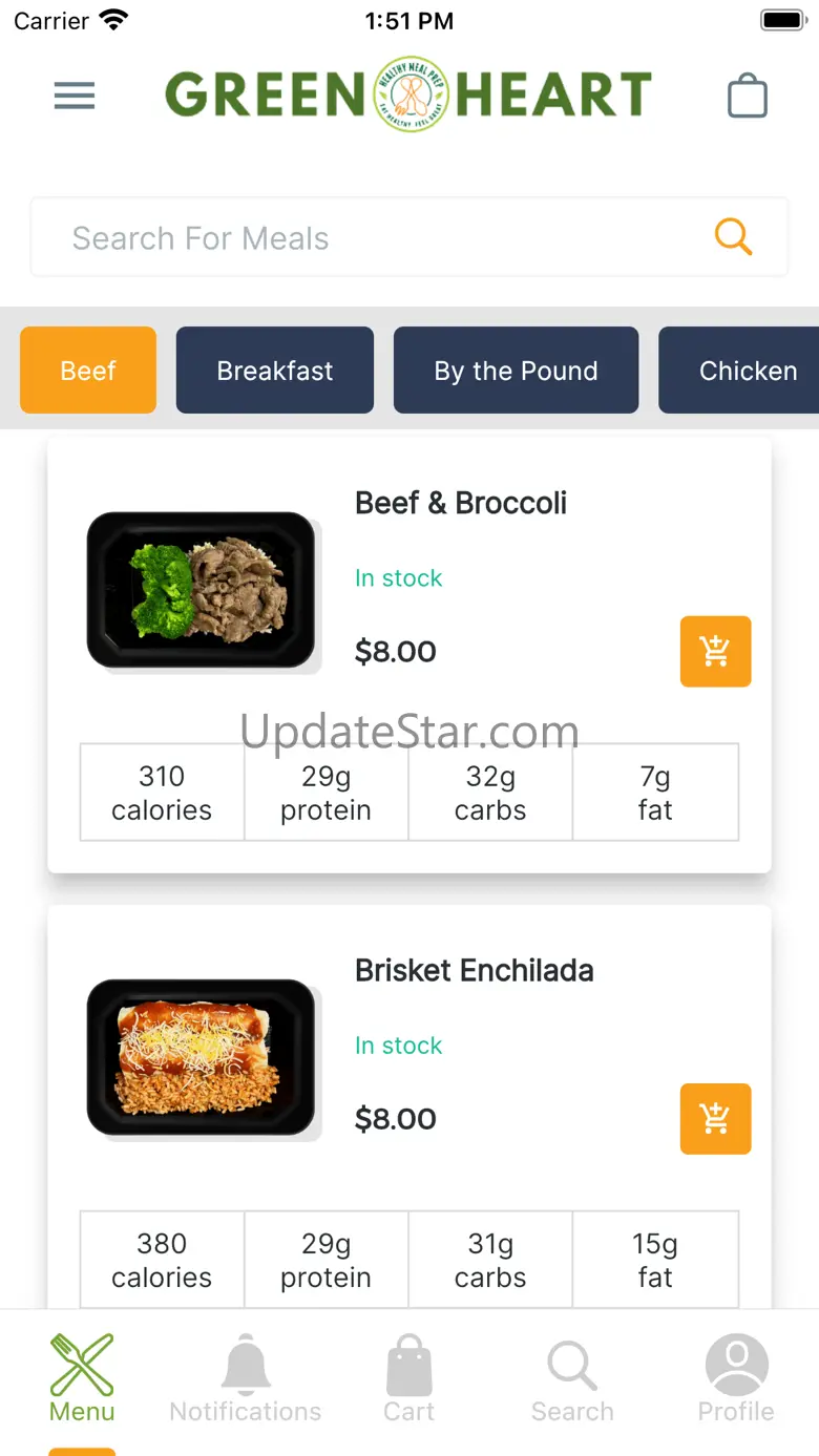 Green Heart Meals 1.1.48