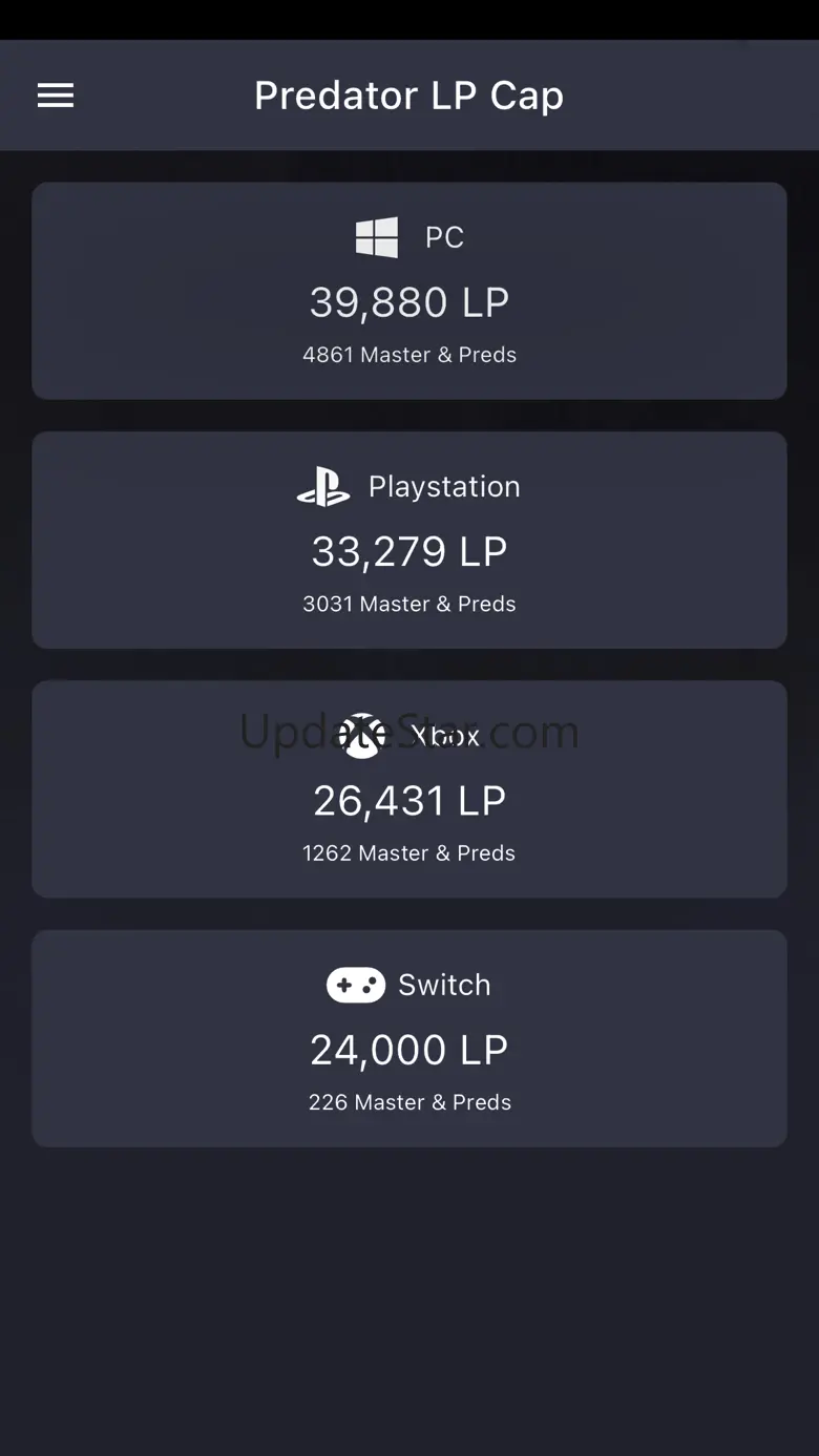 Apex Status (unofficial) 1.2