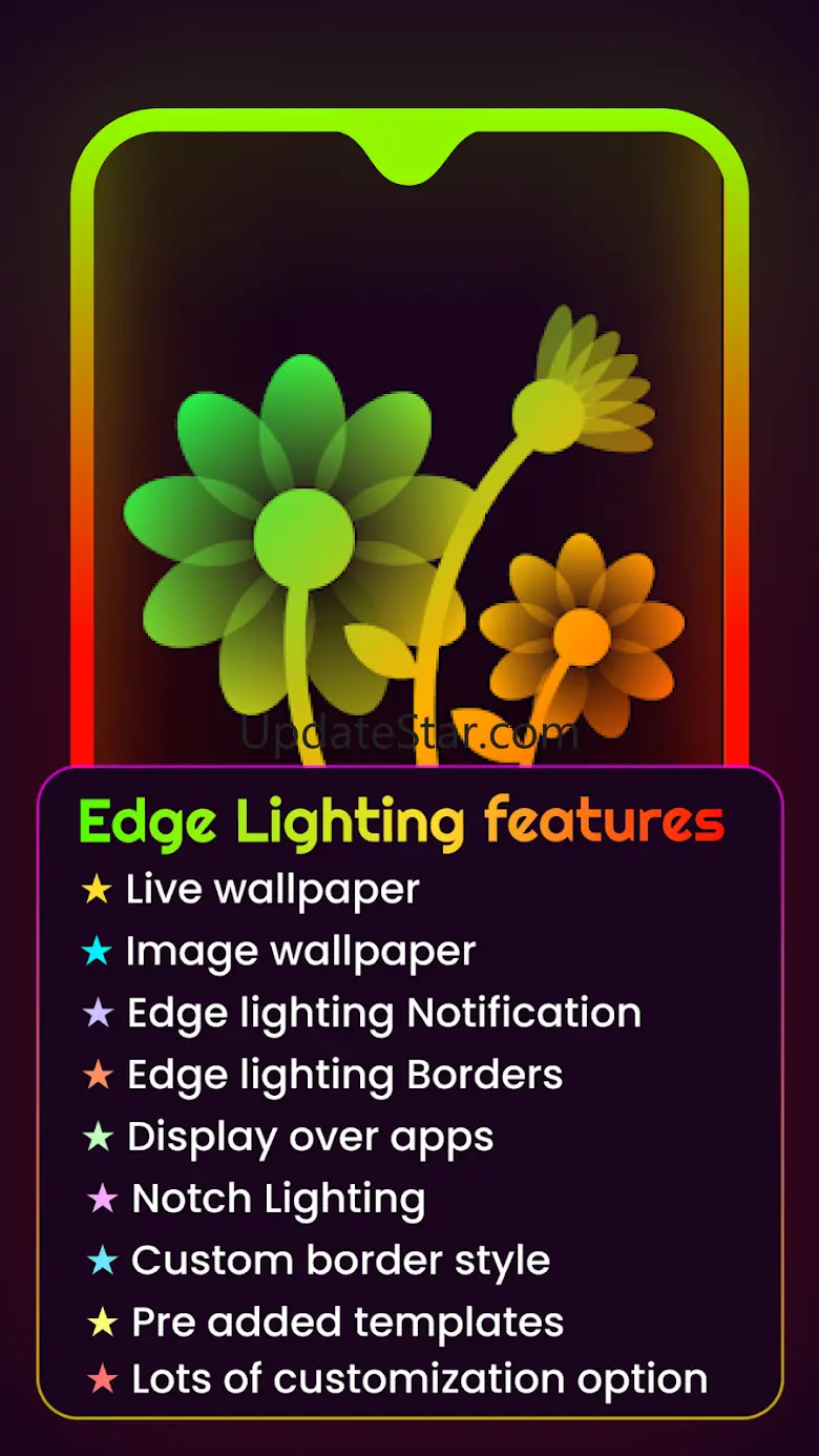 Edge lighting borderlight app 16.6