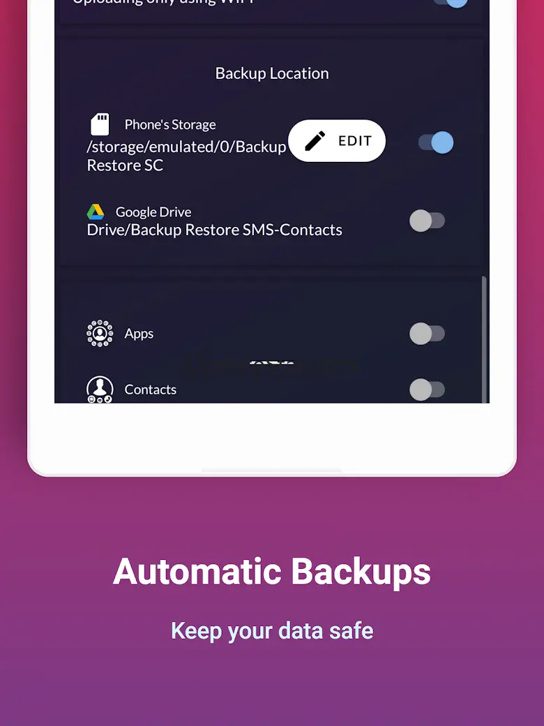 Backup and Restore - APP 7.4.9