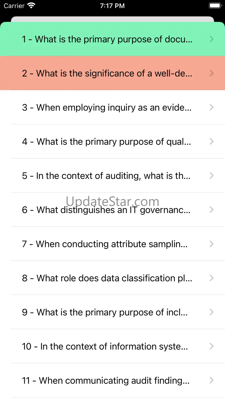 CISA Practice Questions 2.1