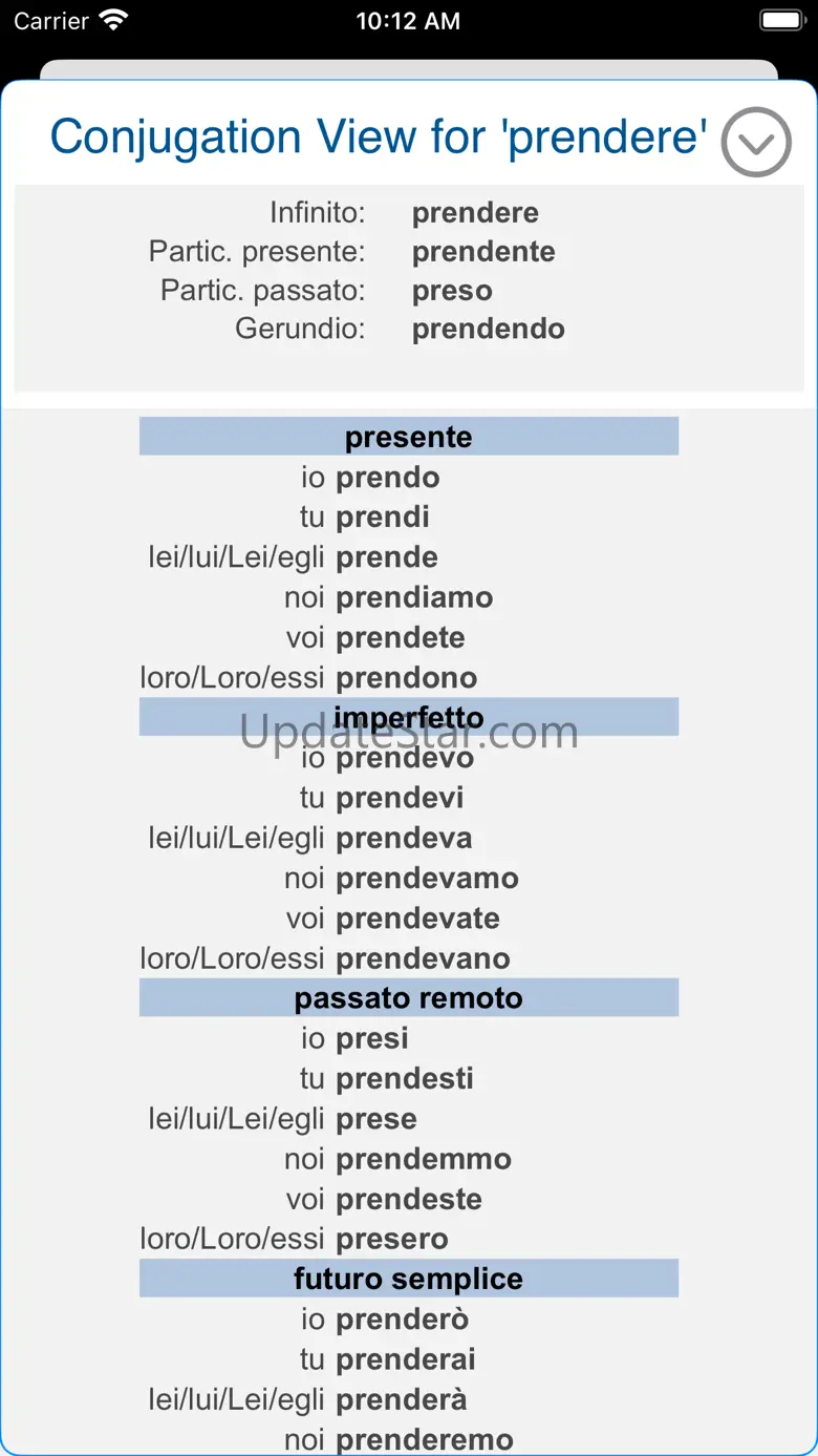 Verbi - Italian Verb Trainer 6.0.2