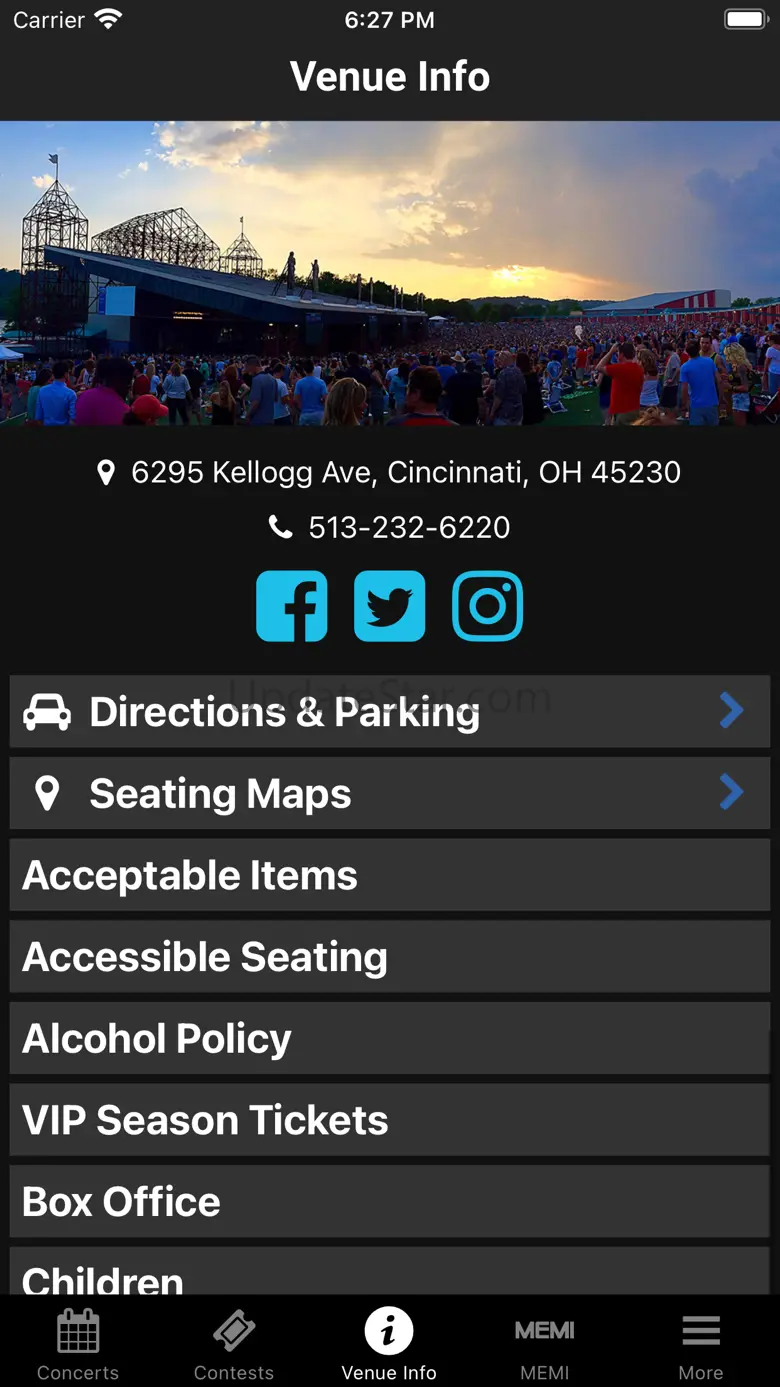 Riverbend Music Center 10.7.2