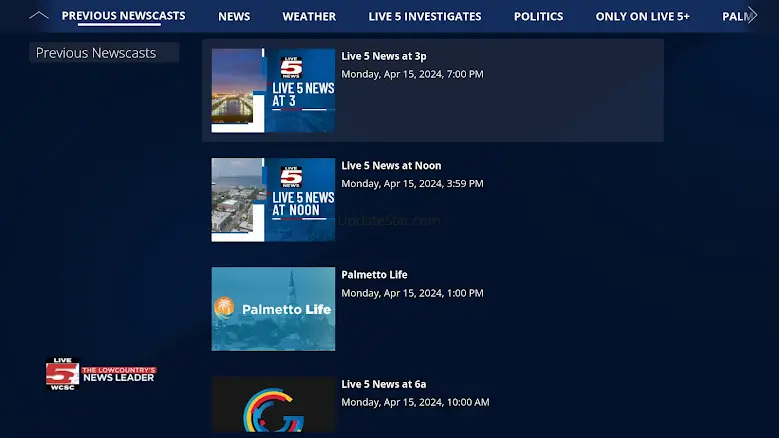 WCSC Live 5 News 7.0.14