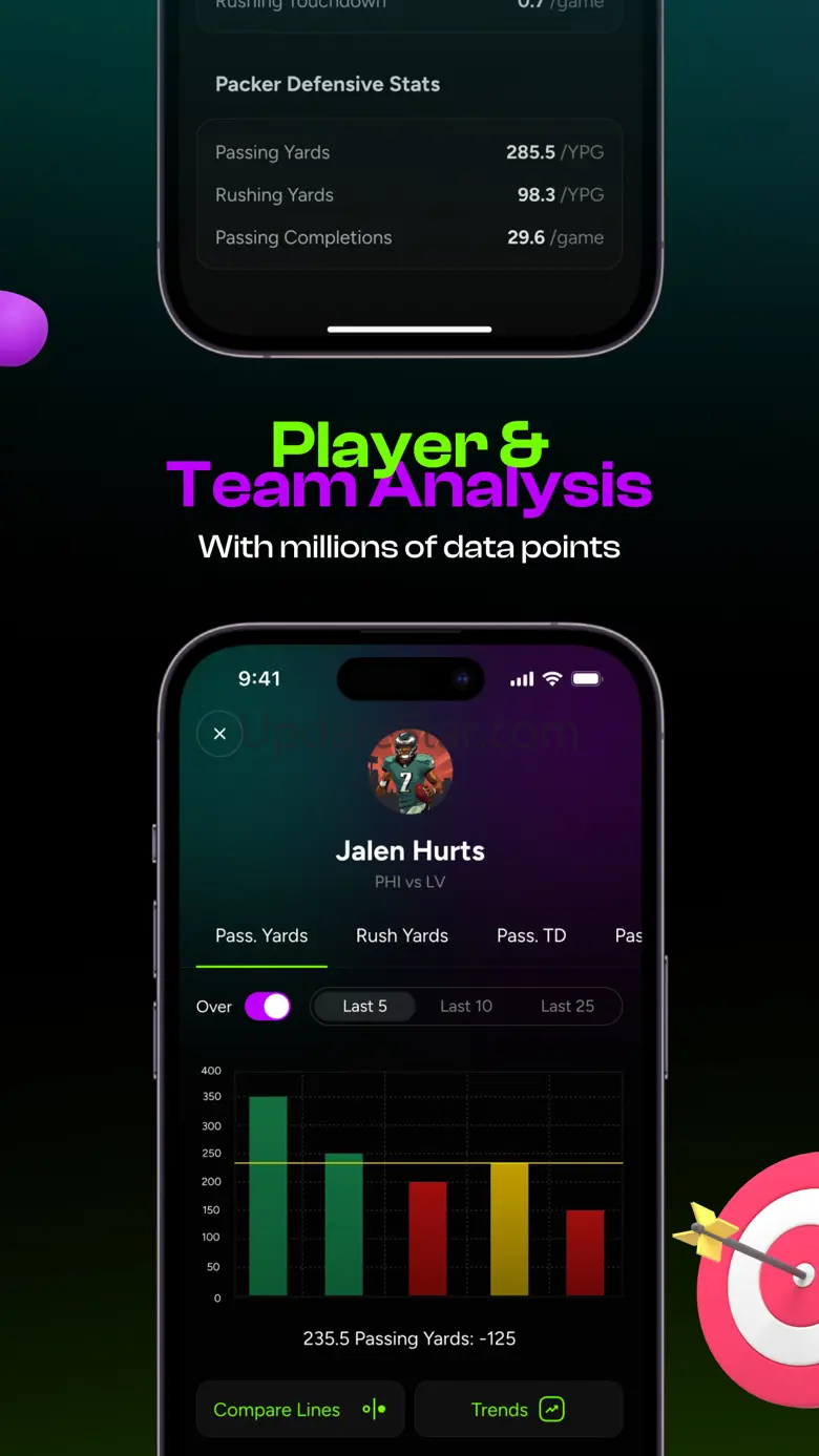 Juiced: Player Prop & Bet Data 1.02