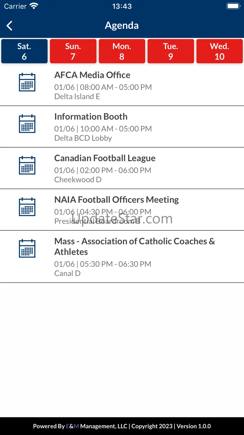 AFCA Convention 1.0.6