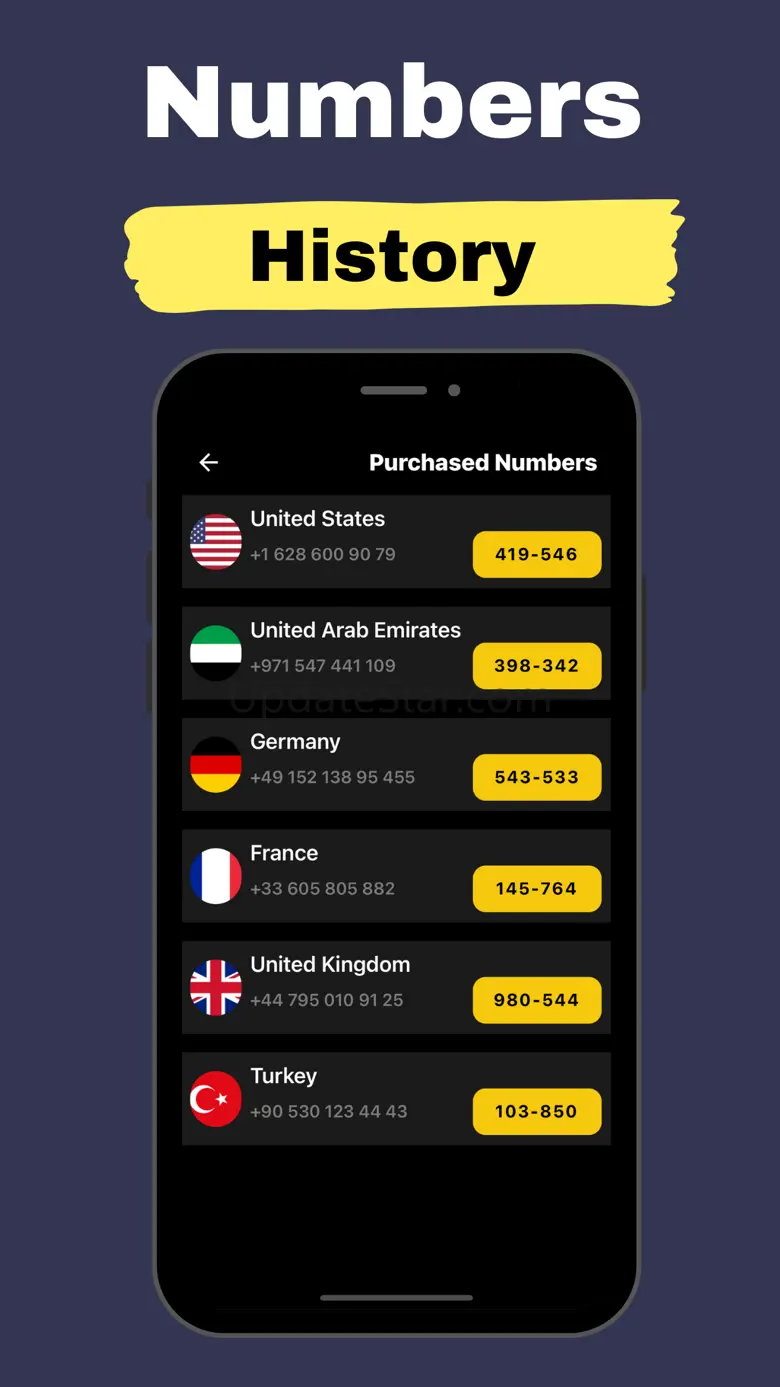 Virtual Number for Snapchat ' 1.1