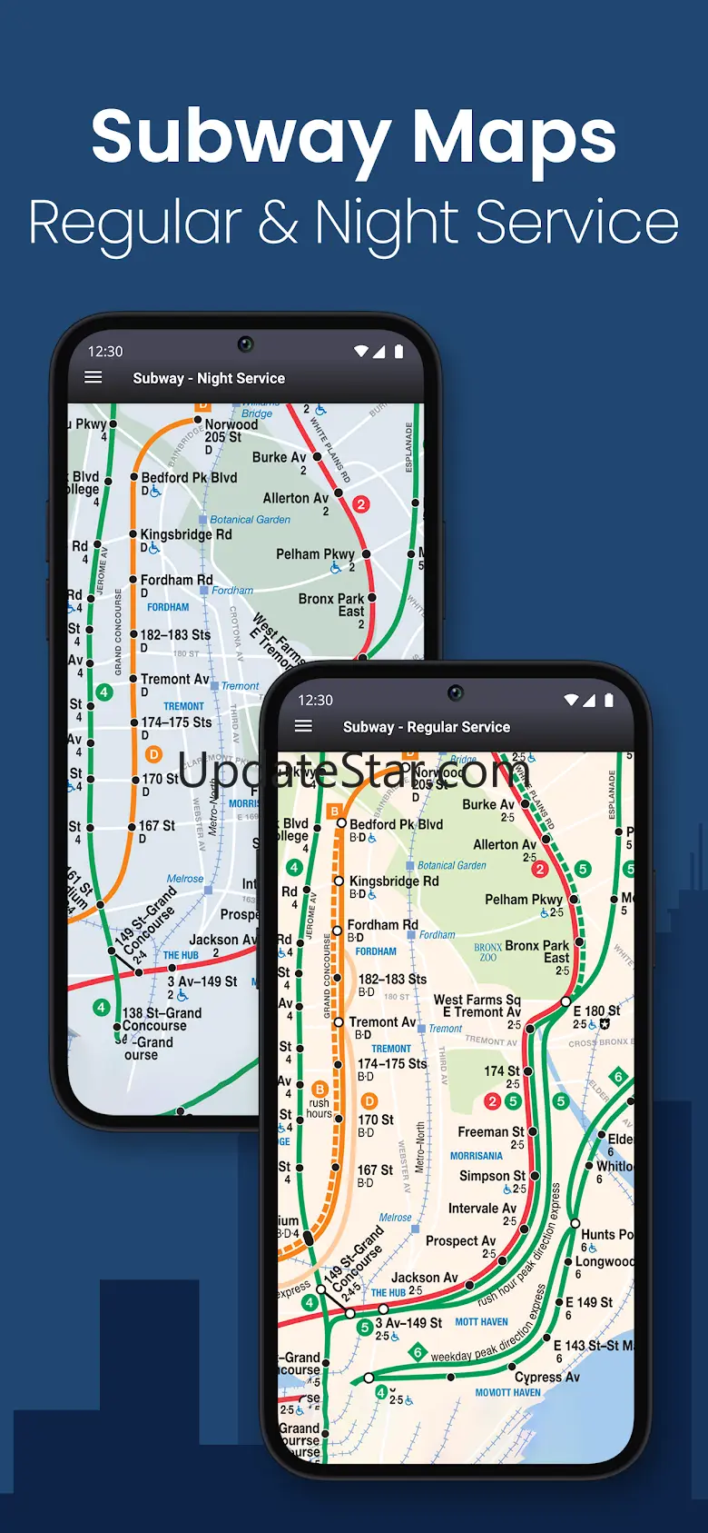 NYC Subway Map & MTA Bus Maps 1.10.0