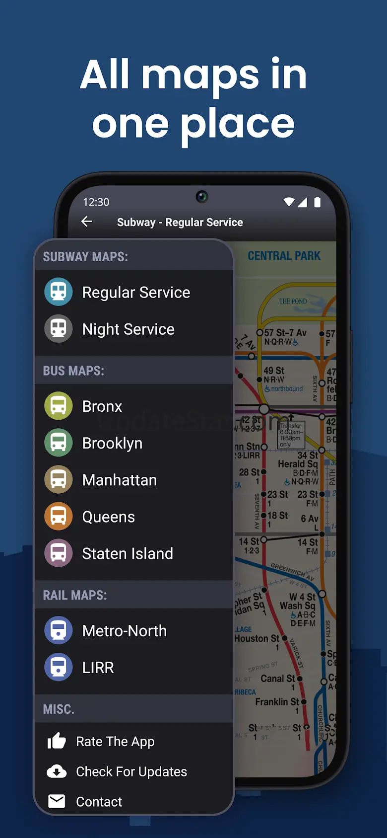 NYC Subway Map & MTA Bus Maps 1.10.0