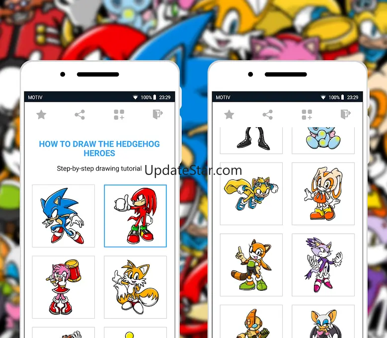How To Draw the Blue Hedgehog 1.8