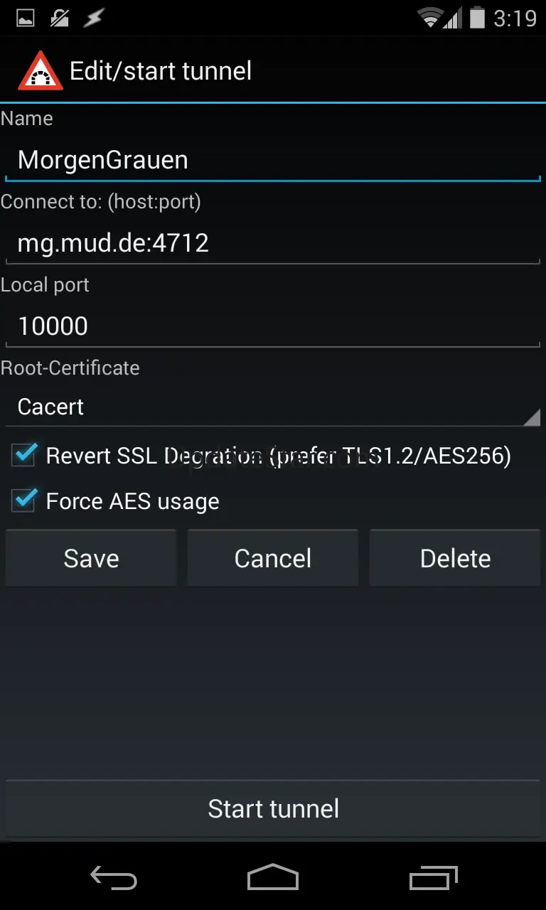 TLS/SSL Tunnel 2.1