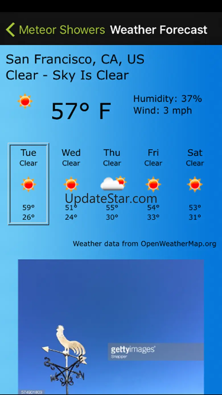 Meteor Shower Calendar 1.3.1