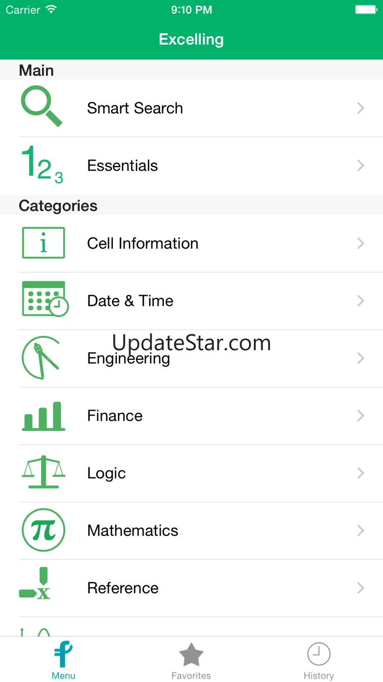 Excel Function Reference 2.7.3