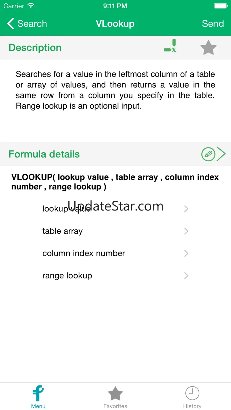 Excel Function Reference 2.7.3