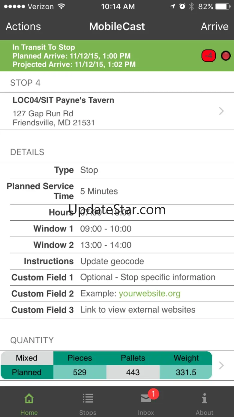 Roadnet MobileCast 7.0.0