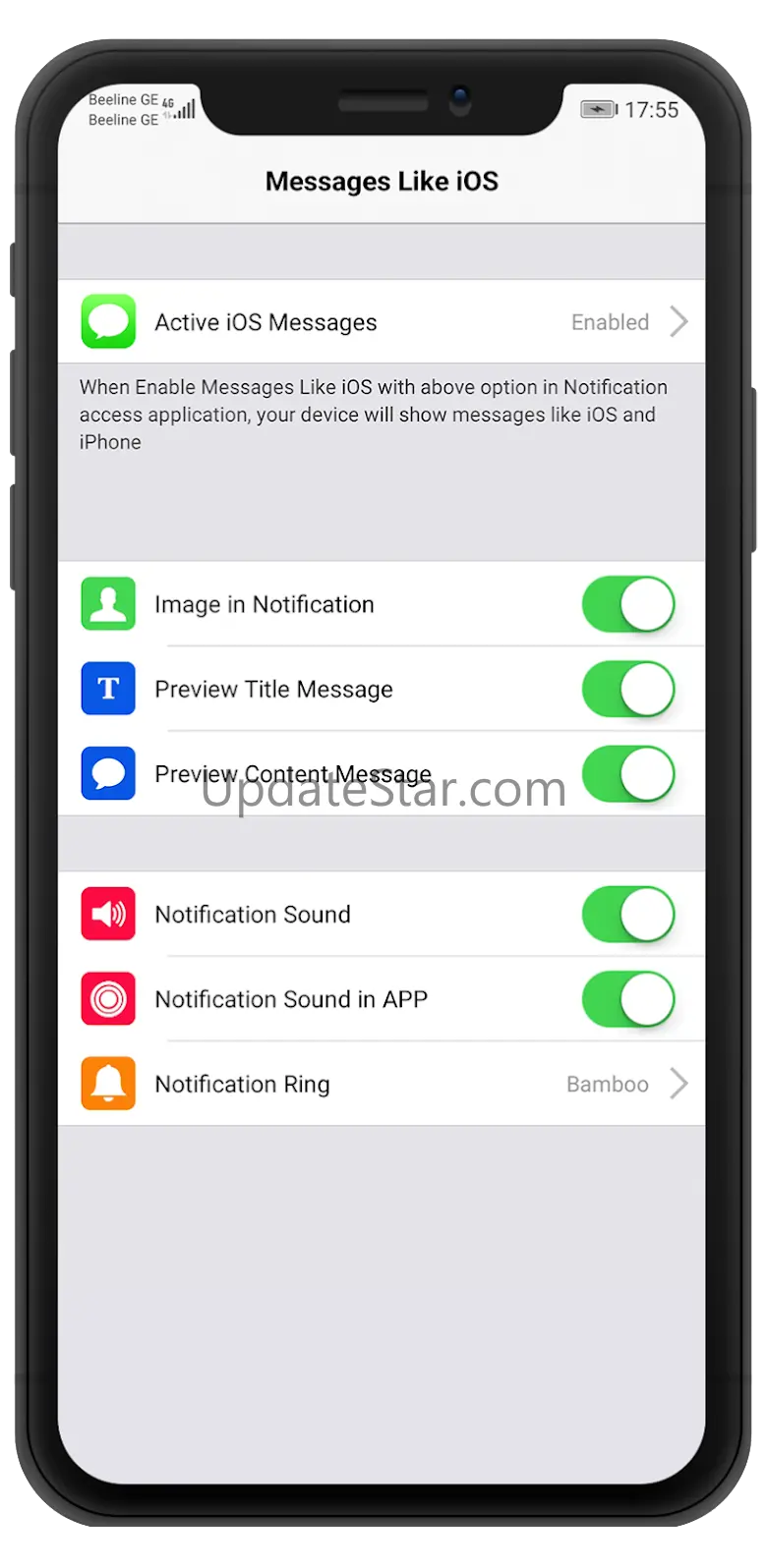 Messages Like iOS 2.6