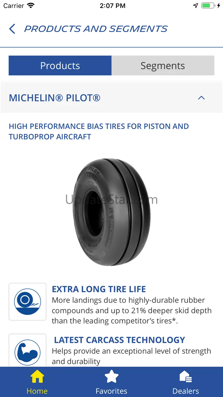 Michelin Aircraft Tire 2.0.8