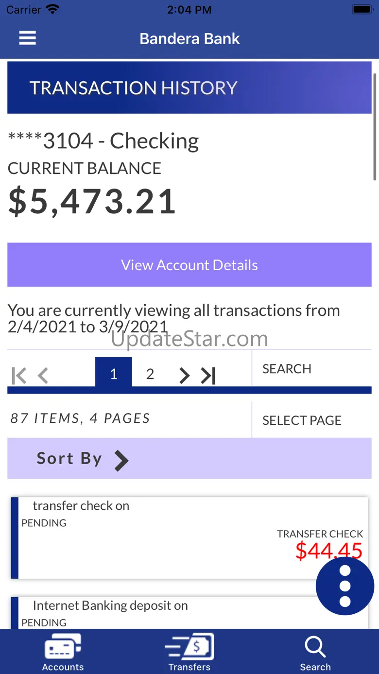 Bandera Bank Mobile Banking 2.2.3