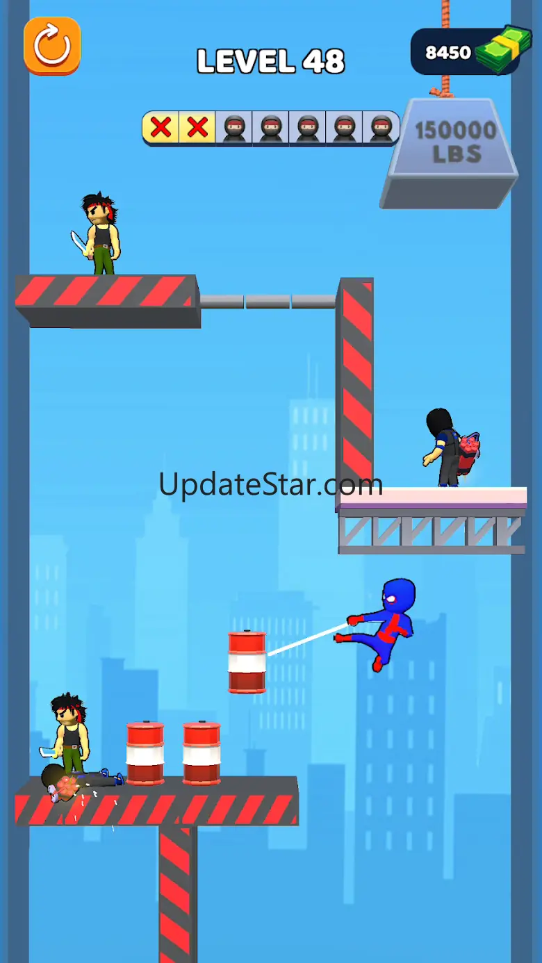 Web Shooter Hero Swing Fight