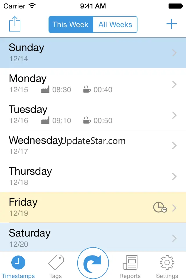TimeStamps - Time Recording with Ease 1.5.2