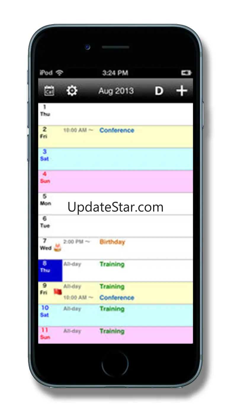 Vertical  Calendar. 2.032