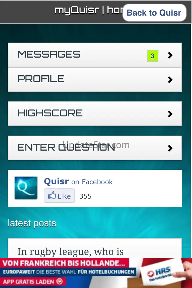 Quisr | 1-2 Player Quiz 1.42