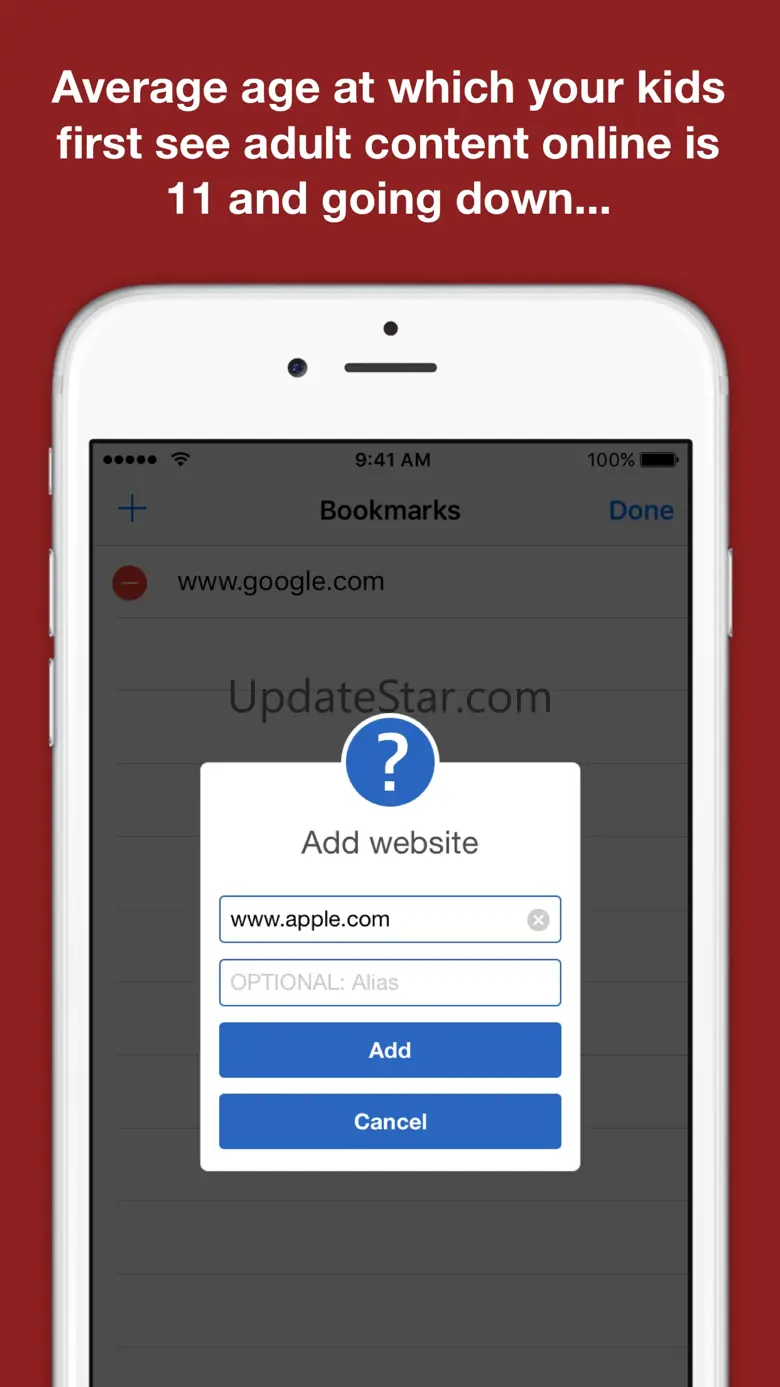 Safe Web for kids - Whitelist Internet Browser 2.3