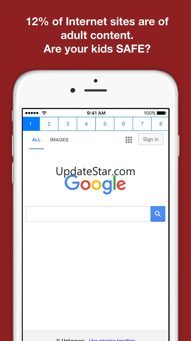 Safe Web for kids - Whitelist Internet Browser 2.3