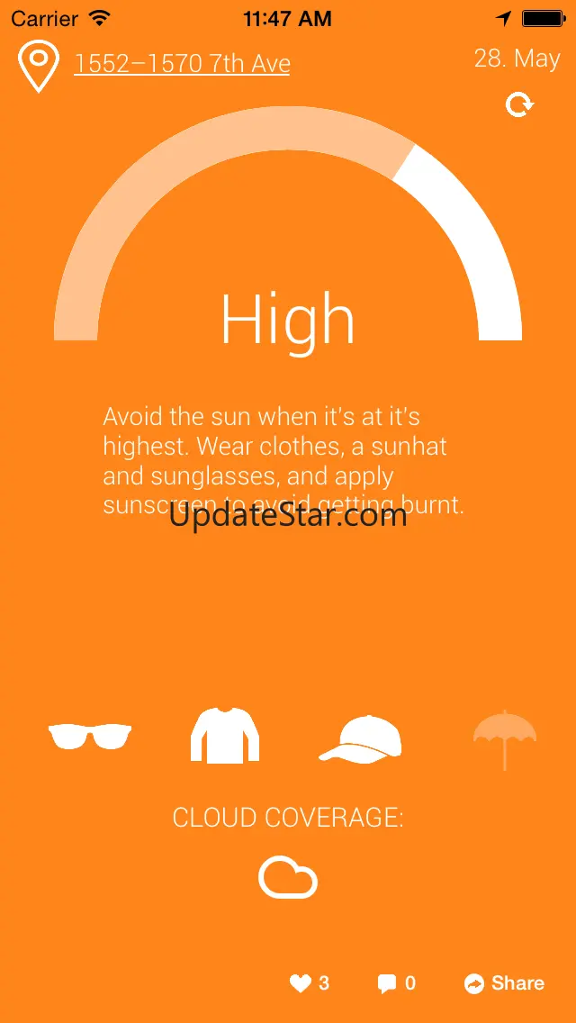 UV-Index 1.2